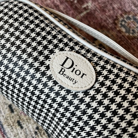 Dior Bags Vintage Dior Beauty Cosmetic Travel Bag In Black White